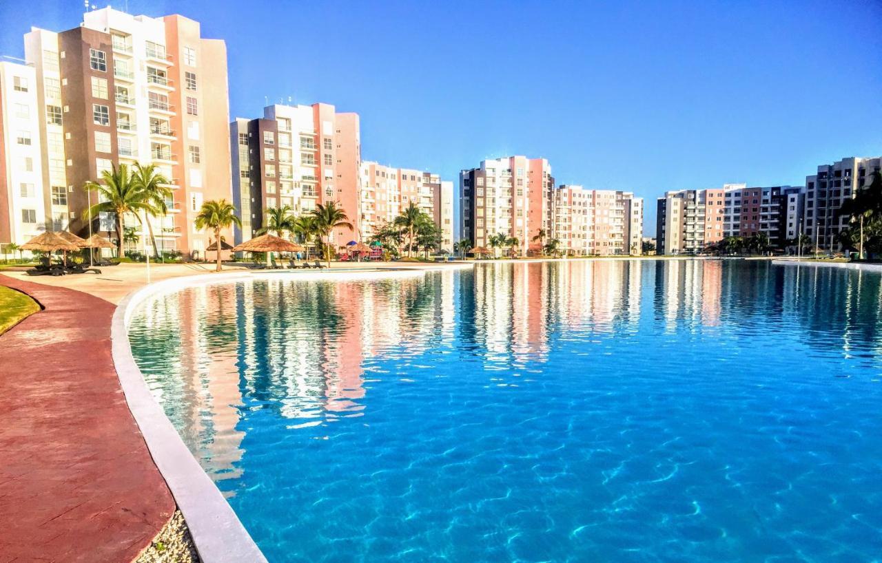 Escape Al Caribe Con Una Vista Impresionante En Pilarita'S Dream Lagoons Cancún Zewnętrze zdjęcie