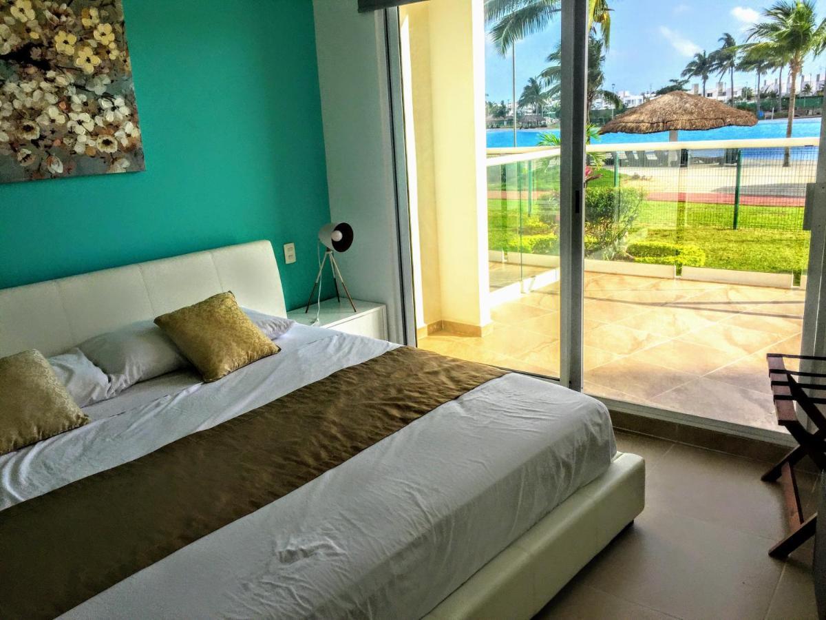 Escape Al Caribe Con Una Vista Impresionante En Pilarita'S Dream Lagoons Cancún Zewnętrze zdjęcie