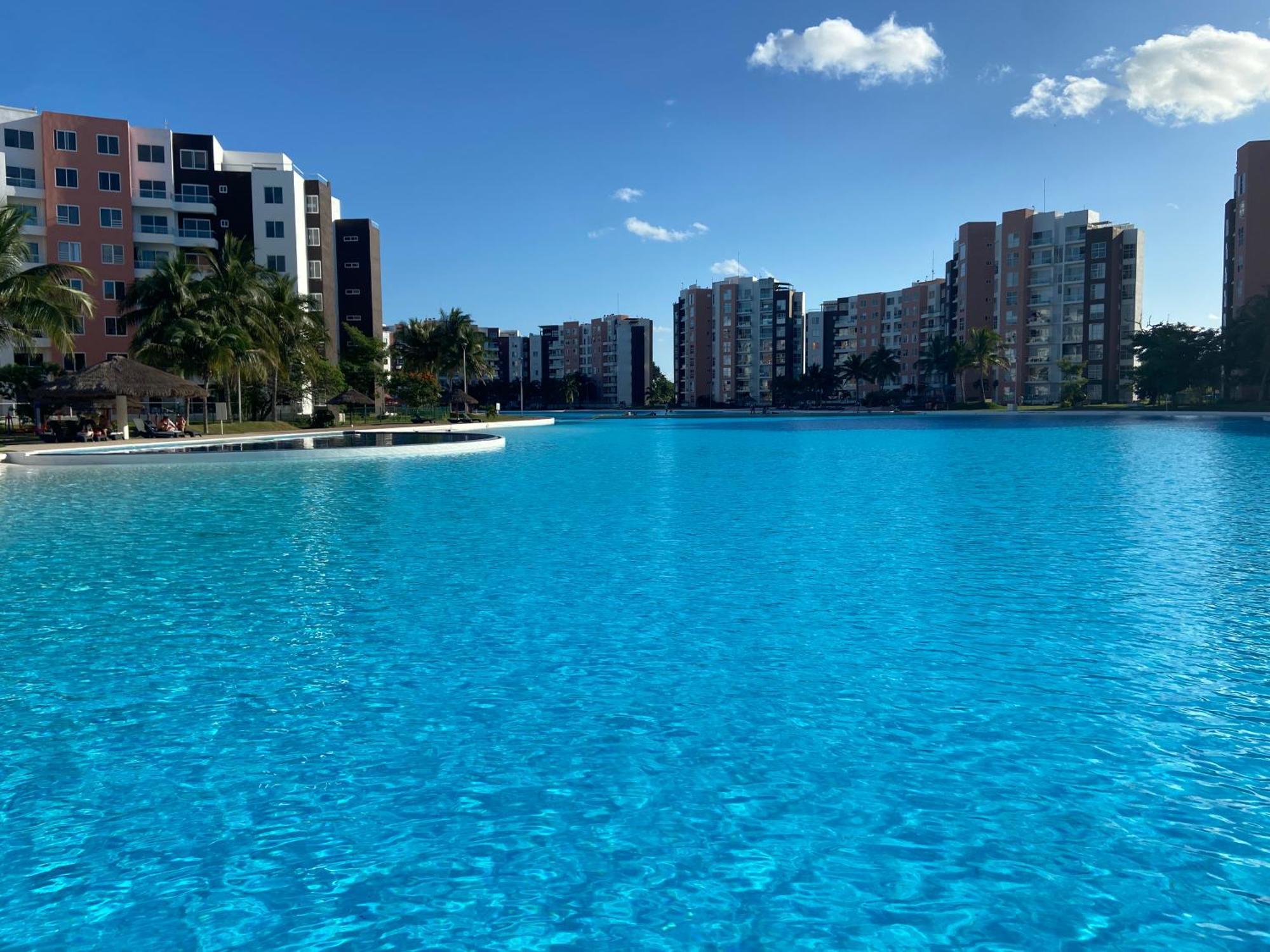 Escape Al Caribe Con Una Vista Impresionante En Pilarita'S Dream Lagoons Cancún Zewnętrze zdjęcie